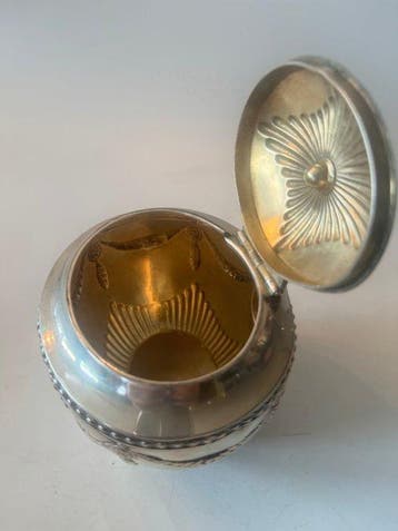 Suikerpot - .800 zilver, Antiek en Kunst