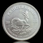 Zuid-Afrika. .999 Silver Krugerrand - 1 Rand 2022 (Zonder, Postzegels en Munten, Edelmetalen en Baren
