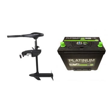 Fluistermotor 66LBS + 110ah accu, Verzenden, Nieuw