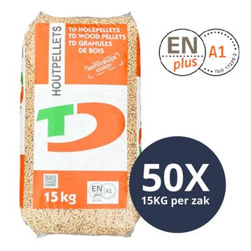 TEN DAMME - Witte Houtpellets - ENplus A1 - 100% Naaldhout, Ophalen of Verzenden
