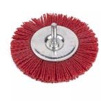 Benson Nylon schijfborstel - 100 mm - Ø 6 mm schacht - Ro.., Ophalen of Verzenden, Nieuw, Boor- en Schroefmachine