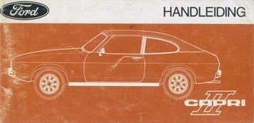 1974 Ford Capri instructieboekje handleiding Nederlands, Auto diversen, Verzenden