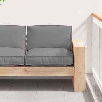vidaXL Kussen Grijs 80 x 80 x 12 cm Oxford Stof, Huis en Inrichting, Woonaccessoires | Kussens, Verzenden, Nieuw, Grijs