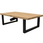 Ravenna lounge tuintafel aluminium antraciet met teak blad, Ophalen of Verzenden, Nieuw, Teakhout