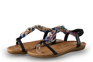 Dolcis Sandalen Meisjes in maat 35 Zwart, Verzenden, Jongen of Meisje, Schoenen, Zo goed als nieuw
