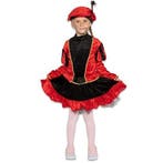 Pietenjurkje kind Rood/Zwart met petticoat, Kleding | Dames, Carnavalskleding en Feestkleding, Ophalen of Verzenden, Nieuw