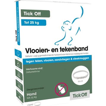 Tick Off Vlooien- en tekenband hond 1 x (vanaf 25 kg)