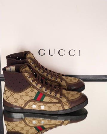 Gucci - Sneaker alte monogram - Sneakers - Maat: EU 41.5, Nieuw