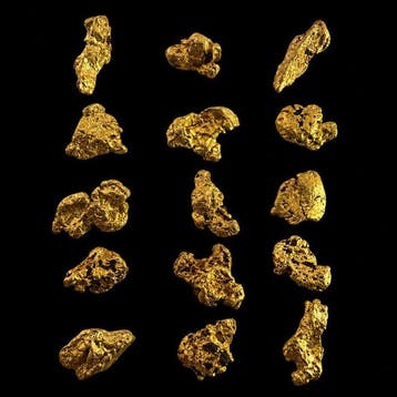 Goud Goud nuggets- 4.9 g - (15)