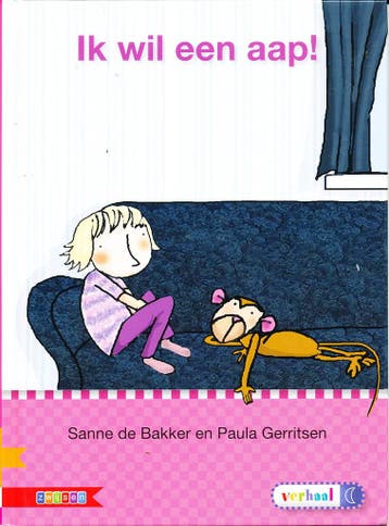 Veilig Leren Lezen Kim versie Leesboek Kern 8 Ik wil een aap, Verzenden, Nieuw