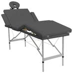 vidaXL Massagetafel met 4 zones 186x68 cm aluminium frame, Sport en Fitness, Massageproducten, Verzenden, Nieuw