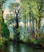 Juan Bautista Soler Blasco (1920-1984) - Paisaje primaveral