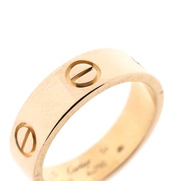 Roségouden ring; Cartier, Sieraden, Tassen en Uiterlijk, Ringen, Gebruikt, Ophalen of Verzenden, 17 tot 18, Dame