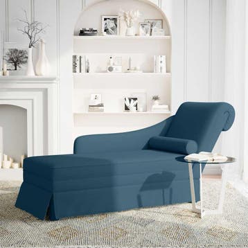 vidaXL Chaise longue met bolster en rechterarmleuning, Verzenden, Nieuw