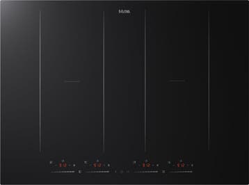 ETNA KIF572ZT kookplaat Zwart Ingebouwd 70 cm, Ophalen of Verzenden, Nieuw