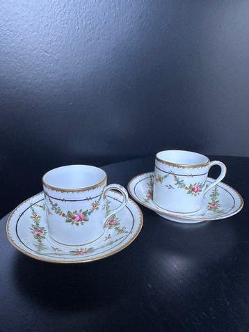 Kop en schotel (2) - Rare Vintage Art Deco Porcelain