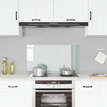 vidaXL Spatscherm keuken 90x50 cm gehard glas transparant, Verzenden, Nieuw