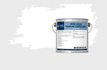 Wixx Aqua Traplak Zijdeglans Wit 1L, Verzenden, Wit, Nieuw, Lak