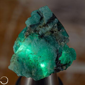 Grote kostbare Colombiaanse smaragd Crystal, onbehandeld