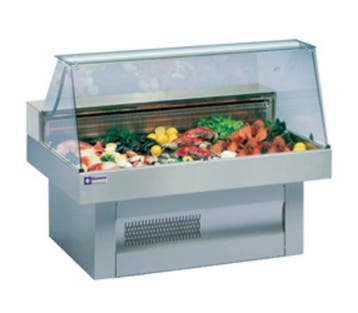 Vitrine Toonbank Vis | Gebogen Ruiten | Gekoeld 0 / +2 ºC.., Verzenden, Nieuw in verpakking