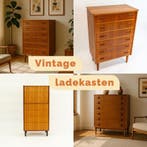 Vintage ladekasten | Mid-Century | Jaren 60 | Retro, Ophalen of Verzenden, Zo goed als nieuw