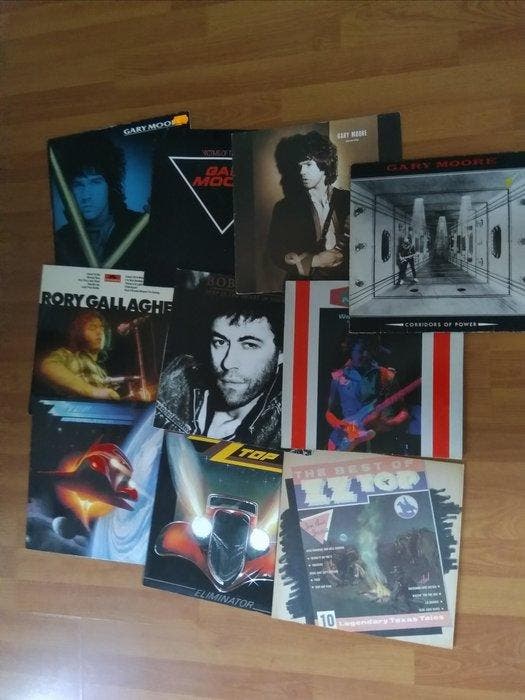 Gary Moore , ZZ Top , Bob Geldof , Rory Gallagher - 9 x, Cd's en Dvd's, Vinyl Singles