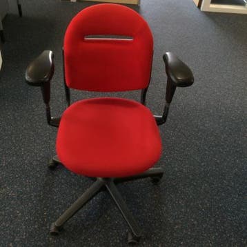 (MDK-104605) Ahrend 220 bureaustoel nieuw gestoffeerd Cam..., Ophalen of Verzenden, In hoogte verstelbaar, Gebruikt