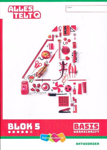 Alles Telt Q Antwoorden Werkschrift Basis blok 5 groep 4, Verzenden, Nieuw