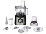 Bosch MCM3401M - Keukenmachine - 800W 2 snelheden - Zwart, Witgoed en Apparatuur, Keukenmixers, Verzenden, Zo goed als nieuw