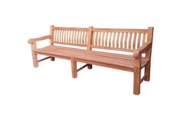VDG Teakhouten tuinbank Patrick XL - 250 cm., Tuin en Terras, Tuinbanken, Verzenden, Nieuw, Hout