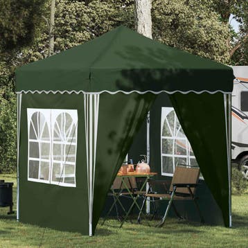 vidaXL Pop-up partytent 195 x 195 x 245 cm Groen Oxford Stof, Verzenden, Nieuw, Partytent