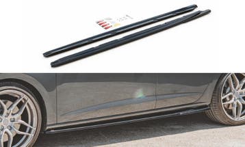 Zijskirts Seat Leon FR 5F Maxton Design glans zwart V.5, Ophalen of Verzenden, Nieuw