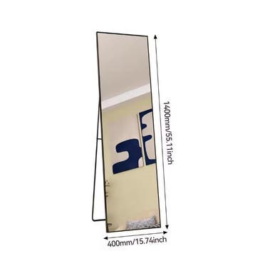 Rechthoekige Volledige Lengte Spiegel met Aluminium Frame, Verzenden, Nieuw