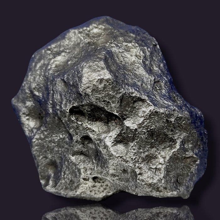 -HOOGWAARDIG- XL SCULPTURALE IJZERE METEORIET Campo del, Verzamelen, Mineralen en Fossielen