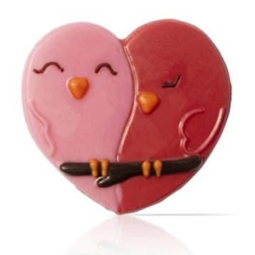 Dobla Chocoladedecoratie Liefdesvogels 90st., Verzenden, Nieuw