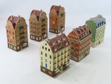 Vollmer H0 - 3775/3780 - Modeltreingebouwen (2) - 2x, Nieuw