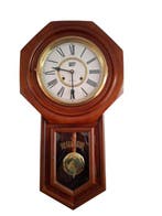 Regulateur - Beacon - Art Deco Hout, Messing, Glas -, Antiek en Kunst, Antiek | Klokken
