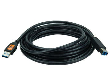Tether Tools TetherPro USB 3.0 - Male A to B (4,6m zwart), Ophalen of Verzenden, Nieuw