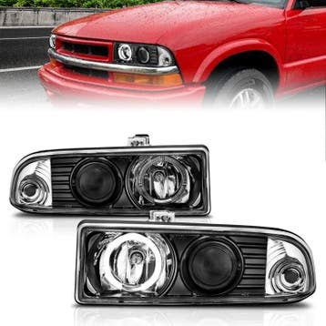 ANZO 1998-2005 Chevrolet S-10 Projector Headlights w/ Halo, Ophalen of Verzenden, Nieuw