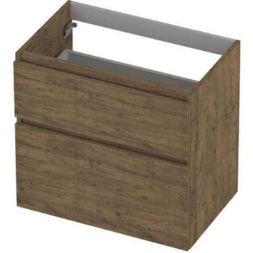 INK - Onderkast 2 Laden Greeploos Hout Decor met Houten, Ophalen of Verzenden, Nieuw