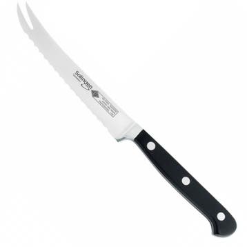 Eikaso Solingen Gekarteld Kaas- en Worstmes 13 cm – Perfe., Ophalen of Verzenden, Nieuw, Rvs of Chroom