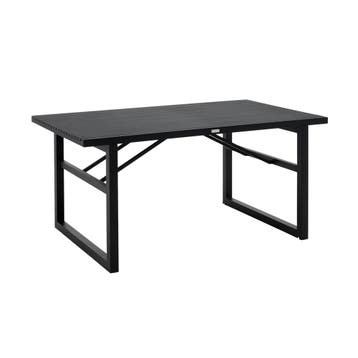 *WOONWINKEL* Lavis Alure Tuintafel Aluminium 160 Zwart, Tuin en Terras, Tuinsets en Loungesets, Verzenden, Nieuw