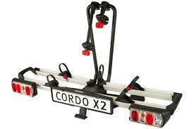 Cordo Fietsendrager X2 - Kantelbaar, Auto diversen, Fietsendragers, Trekhaakdrager, 2 fietsen, Elektrische fiets, Nieuw, Ophalen of Verzenden