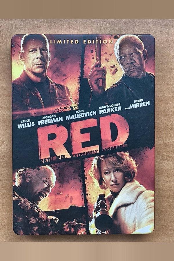 RED Steelbook Robert Schwentke Morgan Freeman Bruce Willis, Cd's en Dvd's, Dvd's | Actie, Verzenden