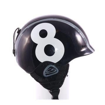 51 52 53 skihelm/snowboardhelm COX SWAIN TUKINO, Black, vers, Verzenden, Gebruikt