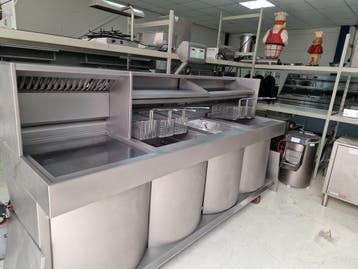 Gereviseerde Kiremko HR bakwand / friteuse 2x 3 manden + bkp, Zakelijke goederen, Ophalen of Verzenden, Gebruikt