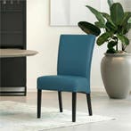 Leren eetkamerstoel Just - Hermes Turquoise (blauw) - Poten, Huis en Inrichting, Stoelen, Blauw, Bohemian, Eigentijds, Klassiek, Retro, Romantisch, Scandinavisch