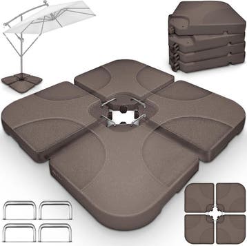 Parasolvoet - Parasoltegels - Vulbaar - Voor kruisvoet - Bru, Tuin en Terras, Parasols, Verzenden, Zo goed als nieuw