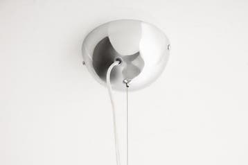 Hanglamp GLOW 70cm van glasvezel, zwart goud - 10719, Ophalen of Verzenden, Nieuw