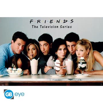 Friends Milkshake Poster 91.5 x 61 cm, Ophalen of Verzenden, Nieuw